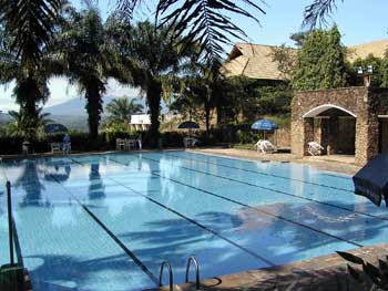 Swimming pool and recreational facilities at Sentull City in Bogor