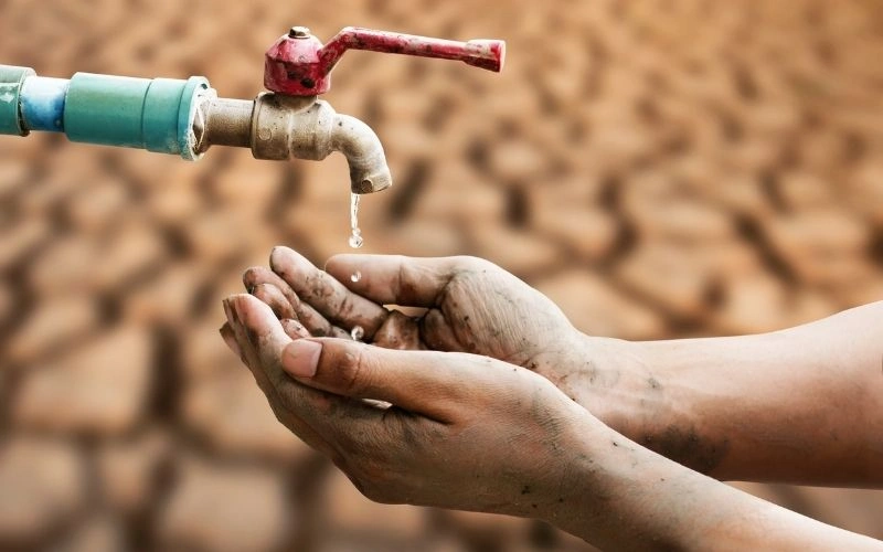 Saving H2O, One Brick At A Time: the displacement theory