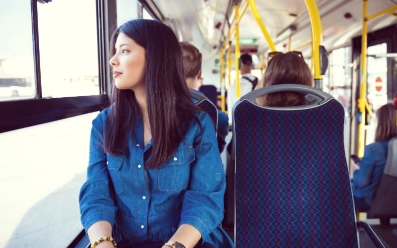 Lady in the Bus