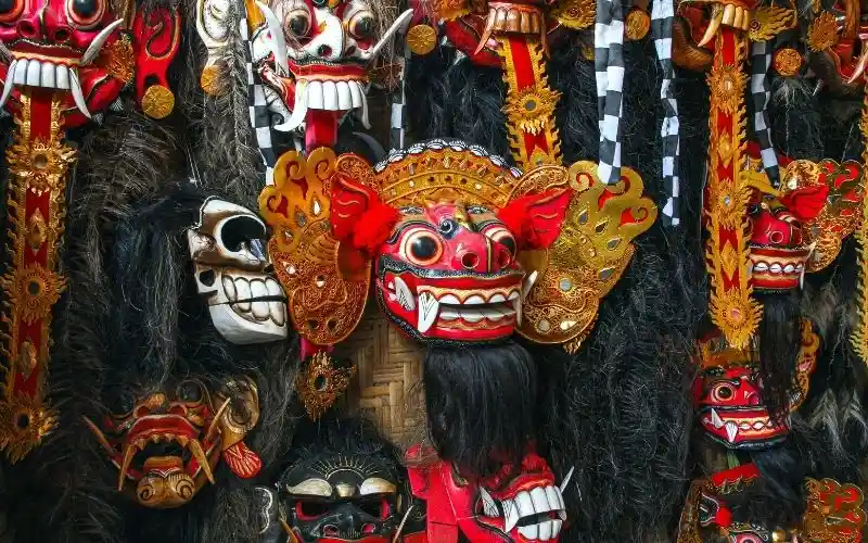 Indonesia Barong Mask is one of the Indonesian Arts